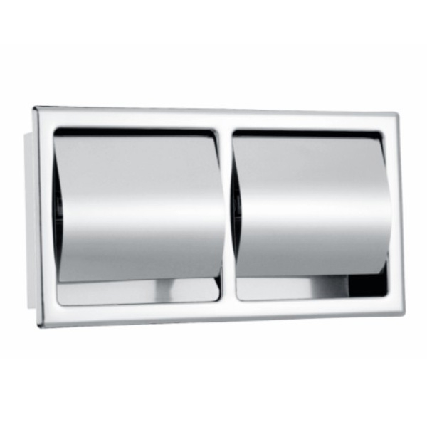 wall concealed double Stainless Steel 304 Toilet Tissue Paper Holder Tissue Paper Dispenser 6607
