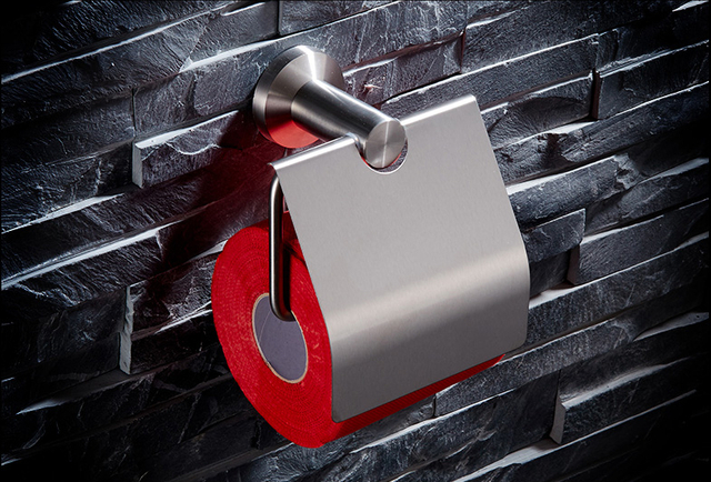 Brushed Stainless Steel 304 Toilet Roll Holder 95106 