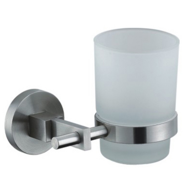 Stainless Steel 304 Tumbler Glass Toothbrush Holder 65102